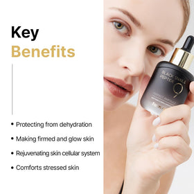 FARMSTAY pipette with serum drops demonstrating concentrated formula benefit