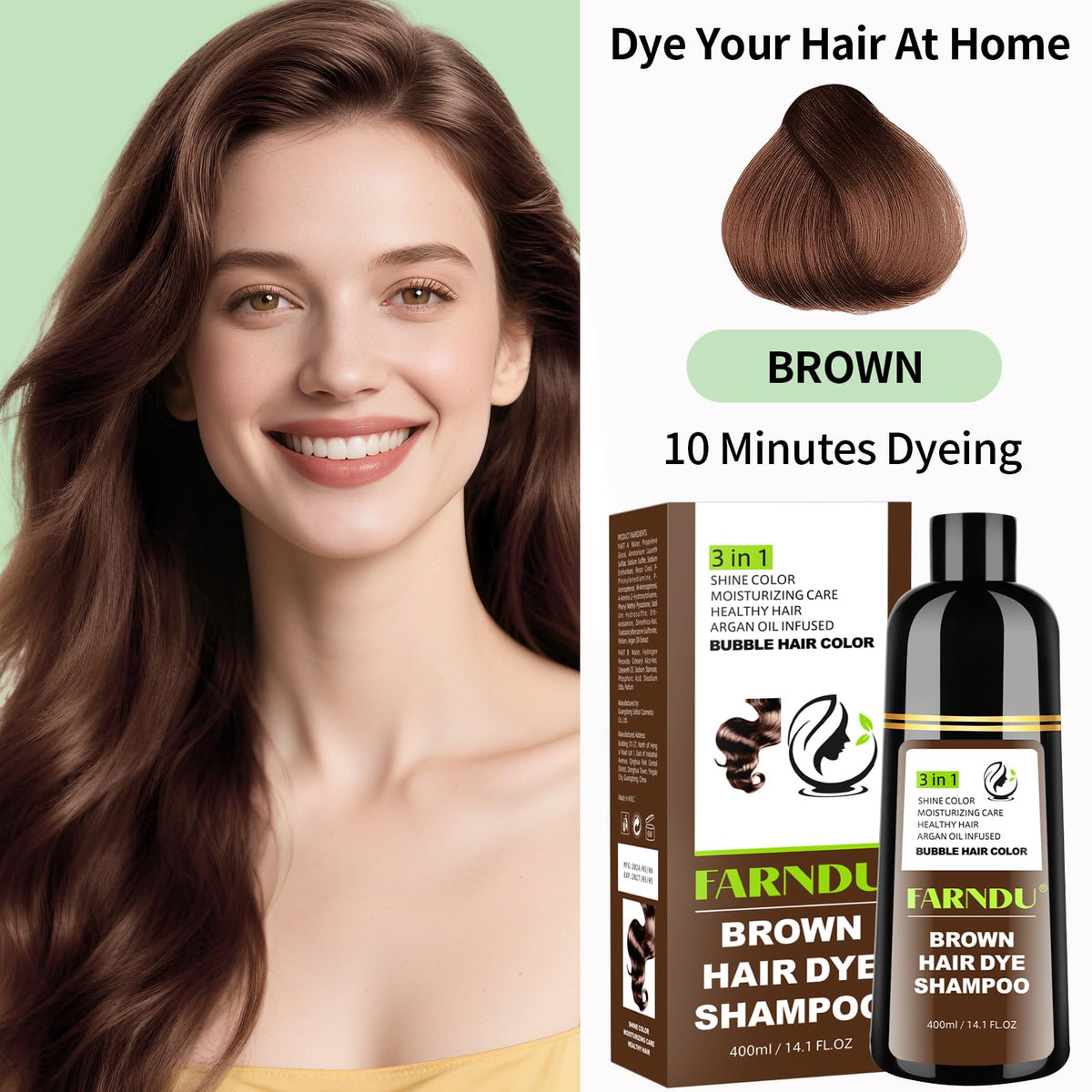 Farndu close-up of shampoo texture for smooth application