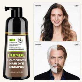 Farndu shampoo lather texture demonstrating creamy conditioning formula