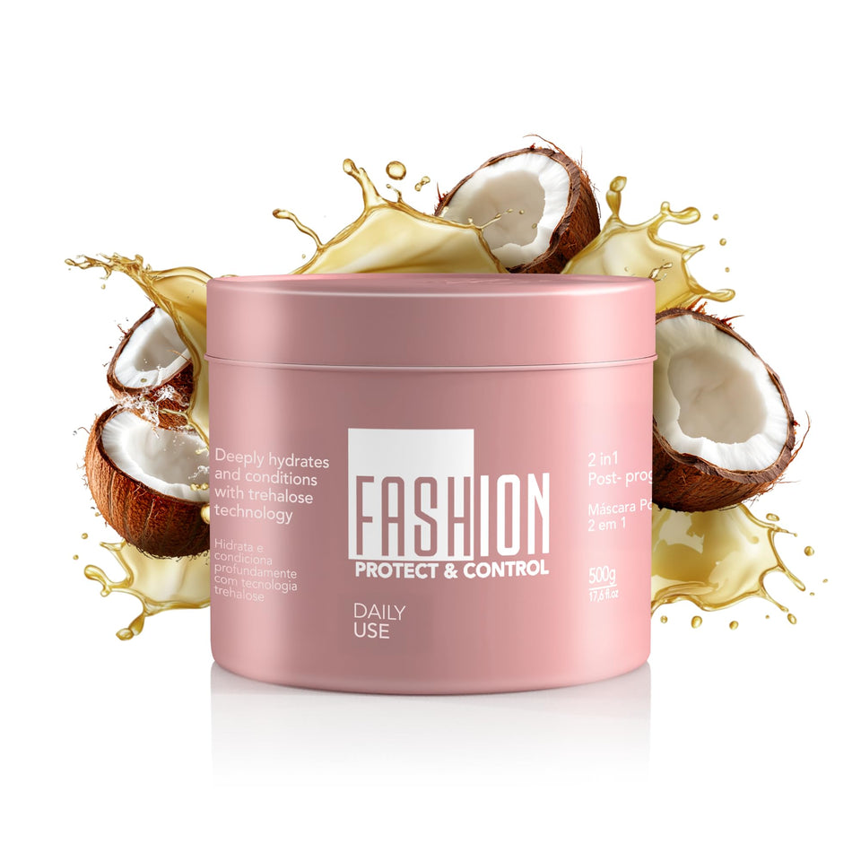 Fashion Gold front jar showing packaging and brand, highlights quick 10-minute repair