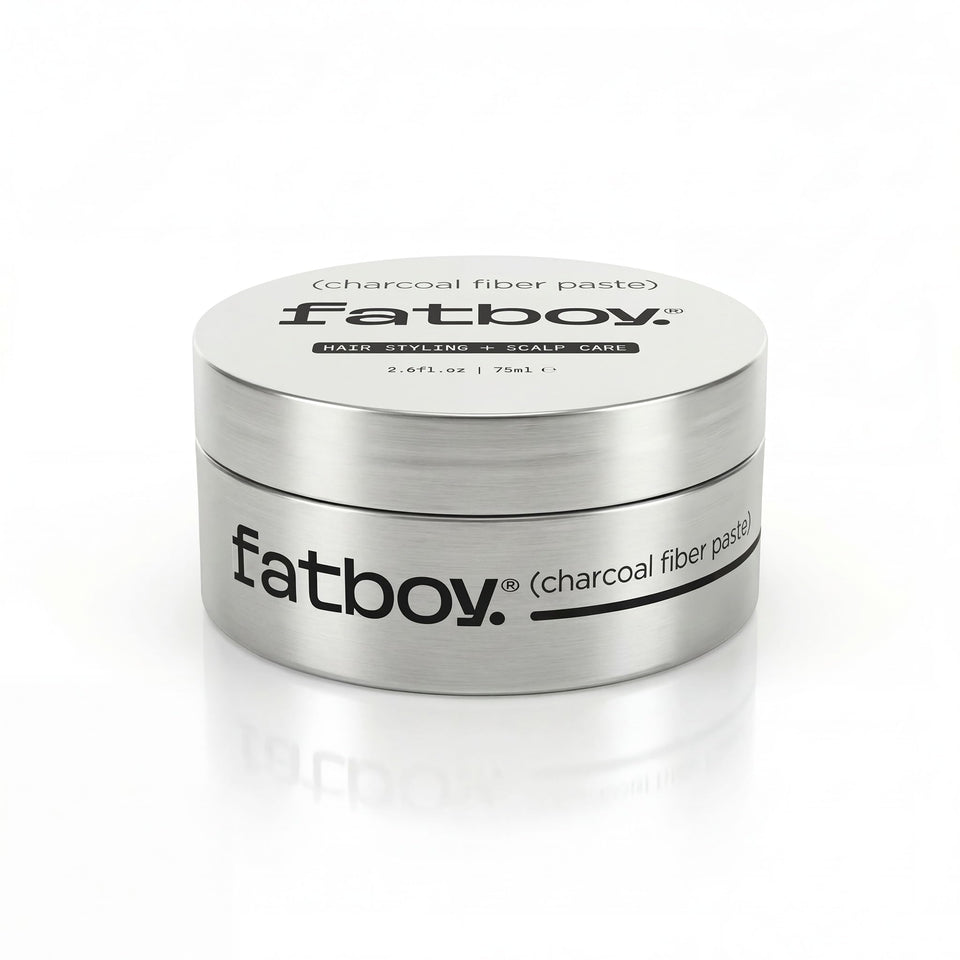 Fatboy Hair jar front packaging showing label and matte finish for clean styling