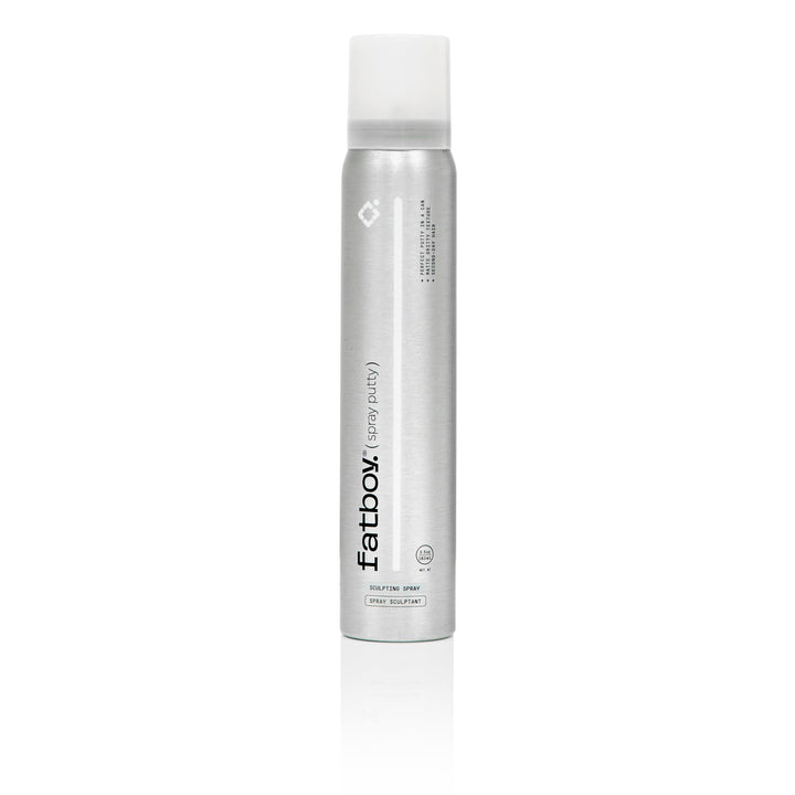 Fatboy Hair front packaging showing can and branding for easy identification and shelf appeal