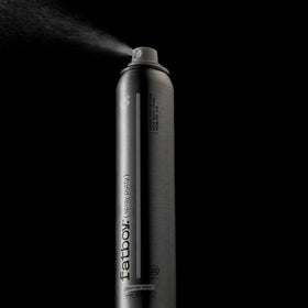 Fatboy Hair label close-up highlighting paraben-free, color-safe features for ingredient-conscious users