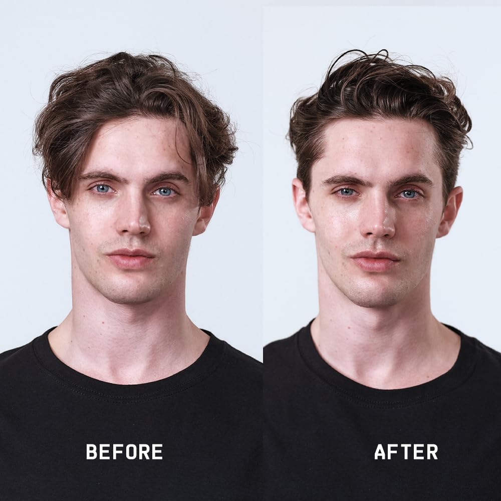 Fatboy Hair textured mist on hair strand highlighting matte finish and added fullness benefit