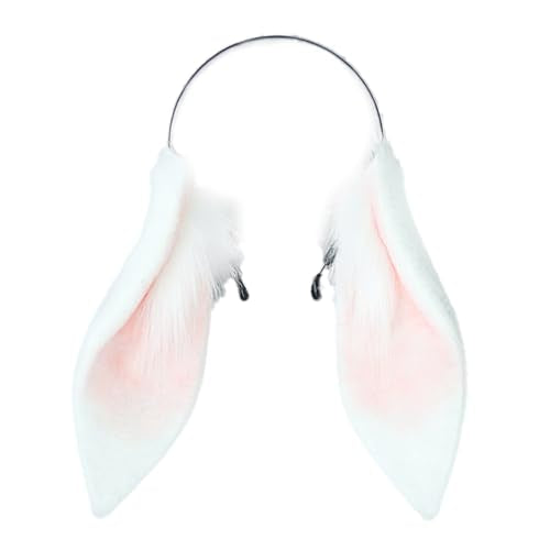 Faylay front view of bunny ears headband showing plush finish and shape