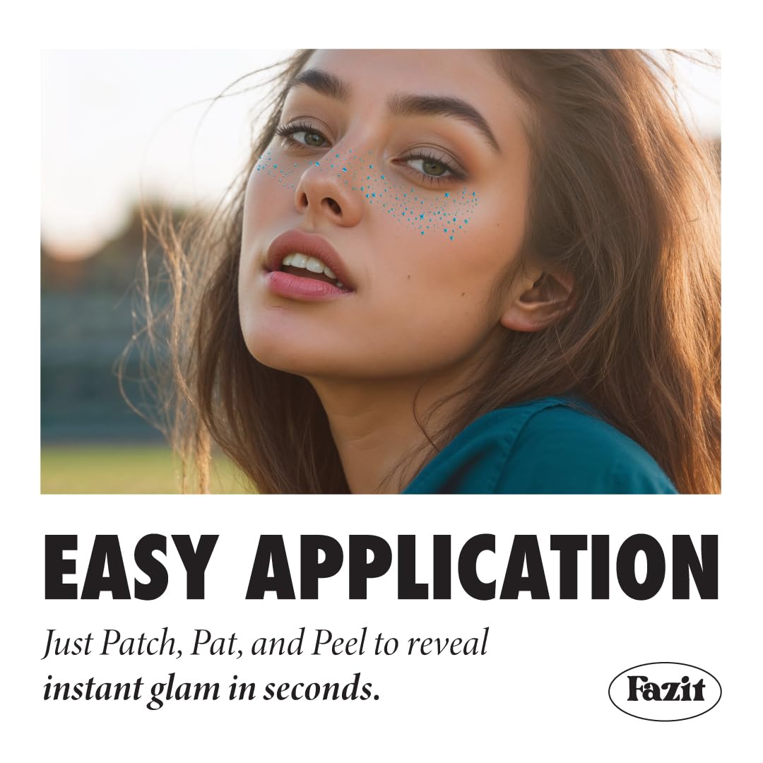 Fazit demonstration of press-and-peel application on skin showing simple steps benefit: mess-free setup