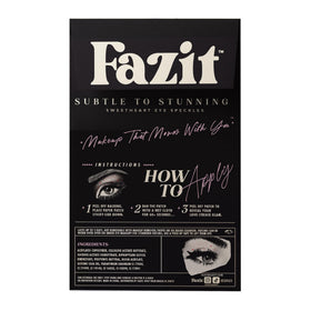 Fazit close-up of heart speckle texture showing fine glitter detail