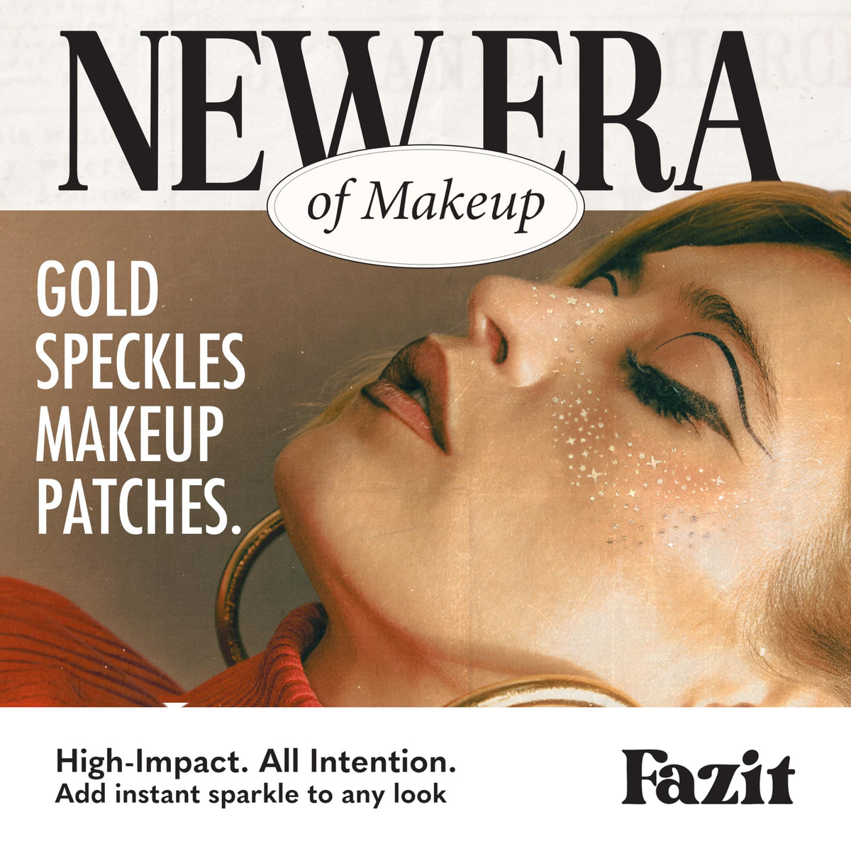 Fazit applying patch pressed to skin, quick press-and-peel adhesion benefit