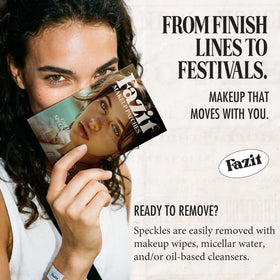 Fazit patch held in hand to show scale, compact travel-friendly convenience