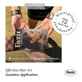 Fazit backing and adhesive detail showing easy peel and secure hold