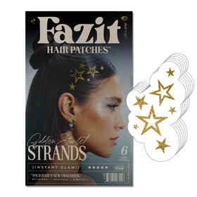 Fazit front packaging showing golden starlet patches and quick benefit