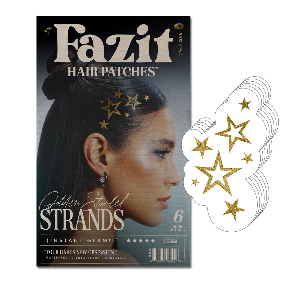 Fazit front packaging showing golden starlet patches and quick benefit