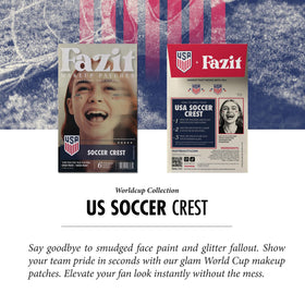 Fazit lifestyle tailgate group wearing patches showing instant, photogenic game-day spirit