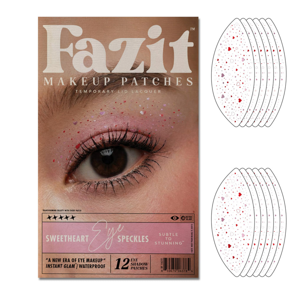 Fazit packaging front showing sweetheart eye speckles and convenience