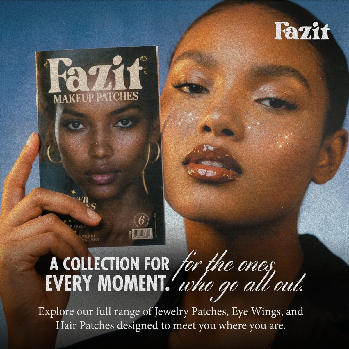Fazit festival night out scene highlighting durable long-lasting glitter