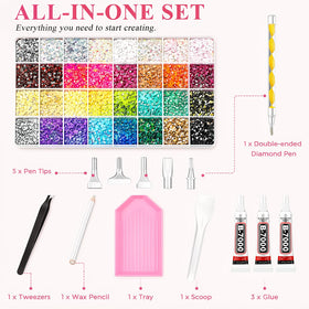Fcoget three B7000 glue tubes and applicator tools for secure bonding