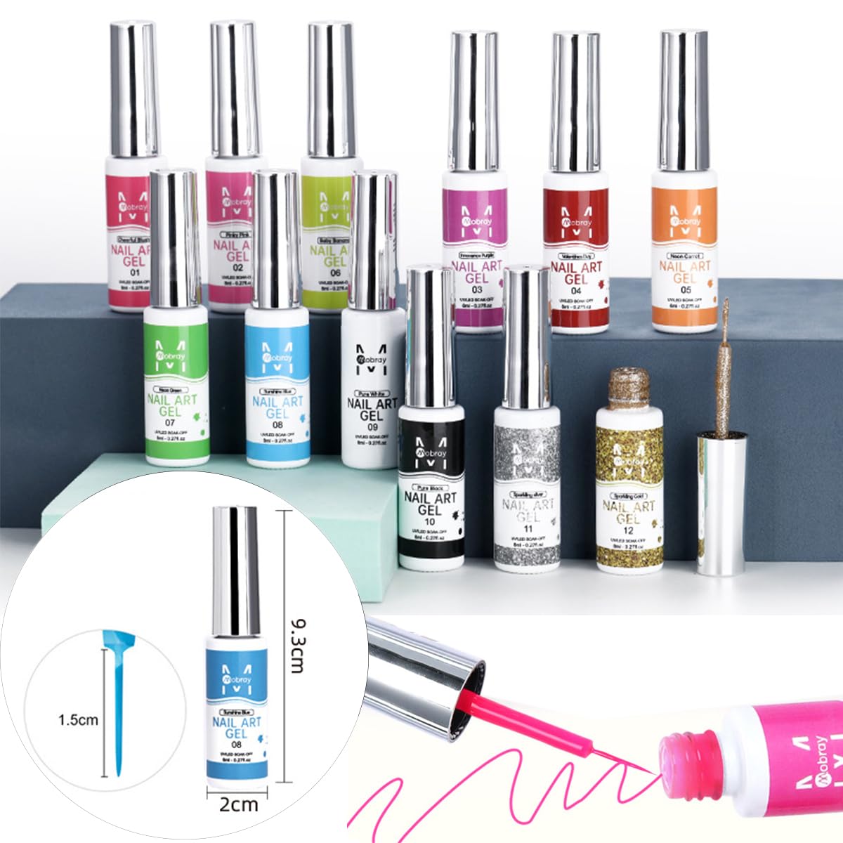 Fcozpjk color swatch array illustrating vibrant neon and classic shades