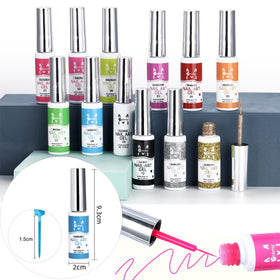 Fcozpjk color swatch array illustrating vibrant neon and classic shades