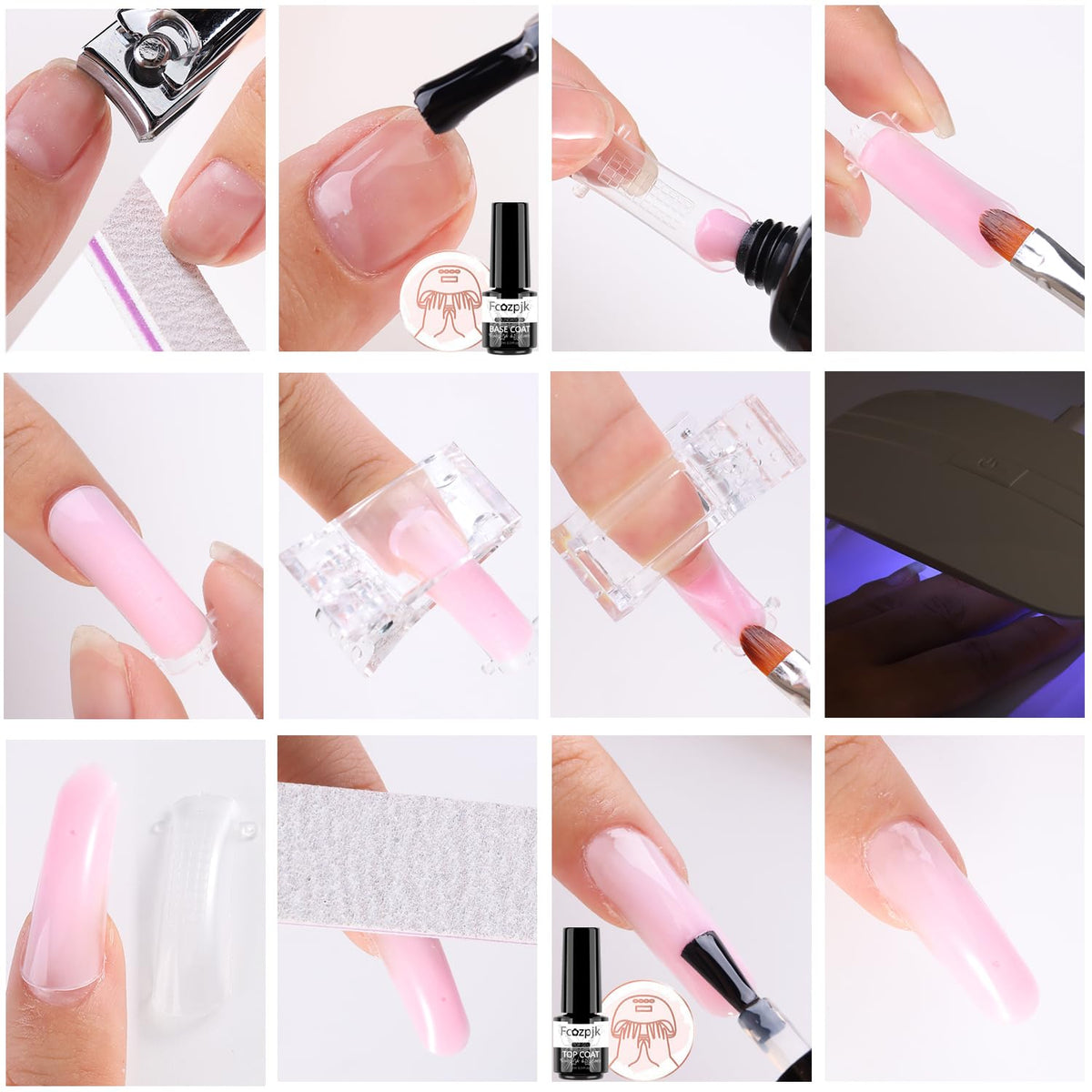 Fcozpjk finished manicure on hands in a lifestyle scene for polished look benefit
