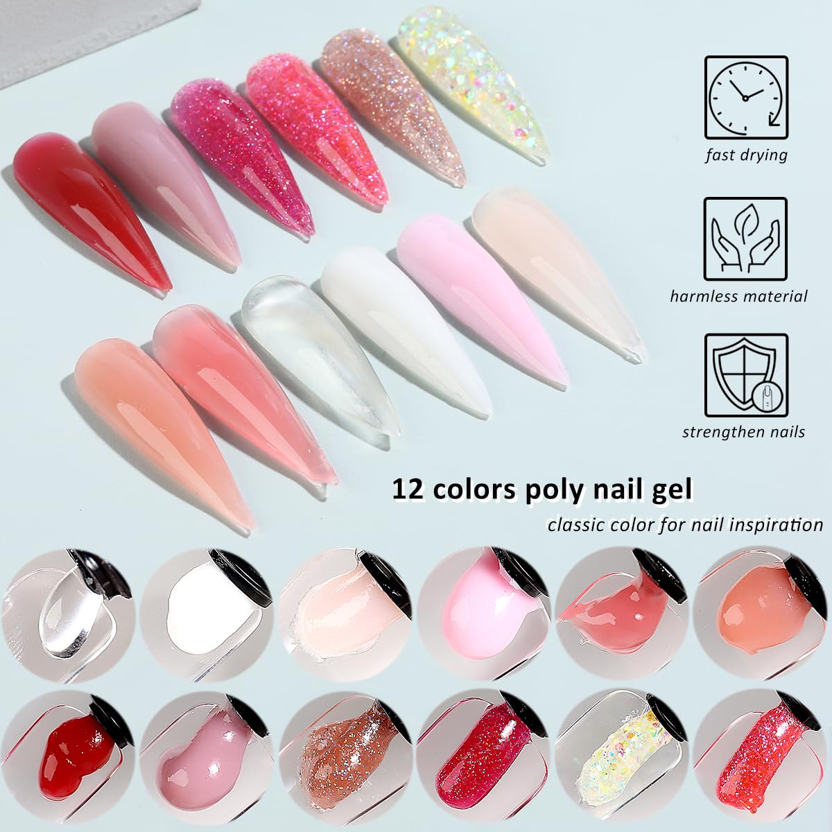 Fcozpjk mini UV lamp curing nails for fast at-home results