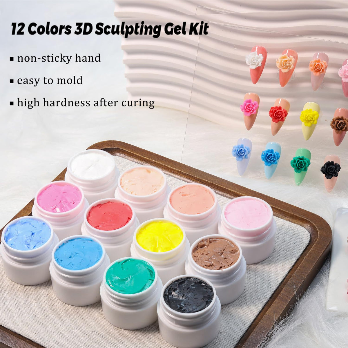 Fcozpjk silicone carving pen close-up showing tool tip for precise sculpting