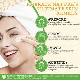 FeeMeFee application on hand showing smooth spread and immediate hydration