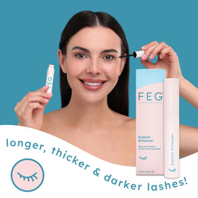 FEG applicator tip detail for precise nightly eyelid application