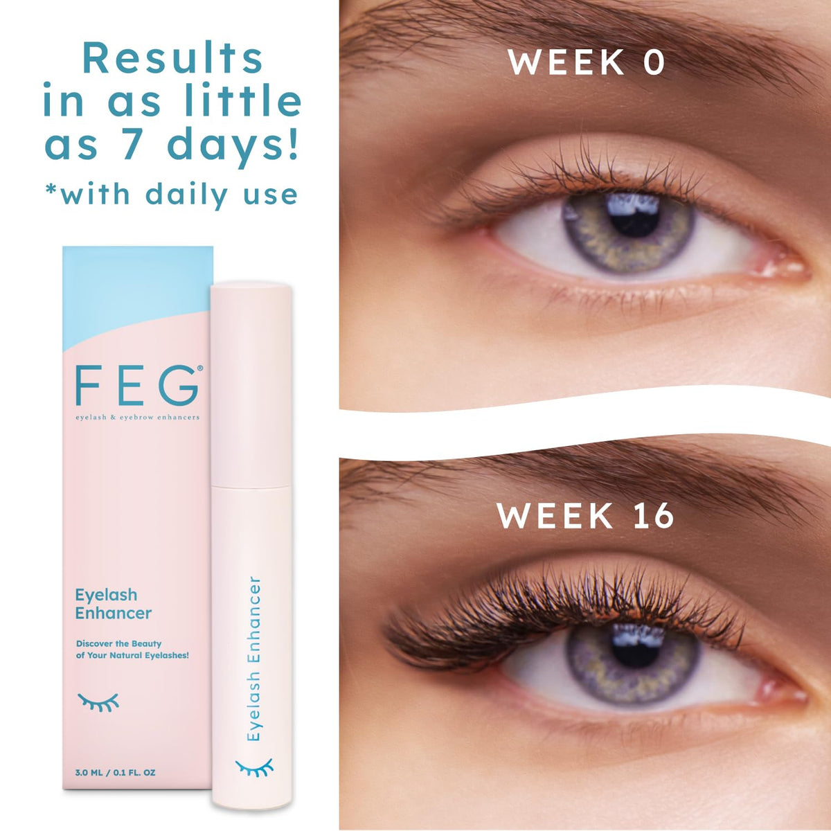 FEG bottle label detail focusing on ingredients and quality certifications for reassurance