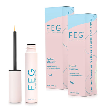 FEG front packaging two-tube set shows product and convenience