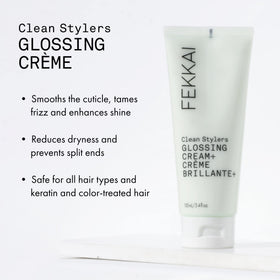 FEKKAI glossing cream open jar showing smooth cream texture for easy application