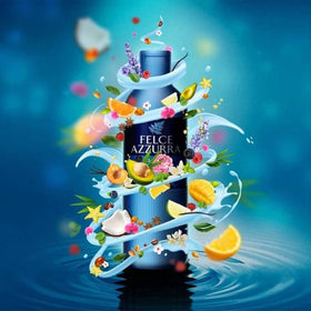 Felce Azzurra in bathroom lifestyle scene conveying a calming scented bathing experience