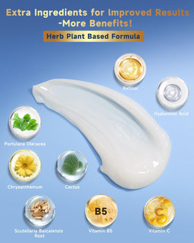 felicemy label ingredients closeup highlighting retinol and hyaluronic acid
