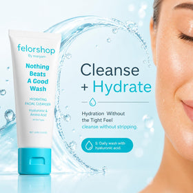FelorShop foaming lather on hand demonstrating effective cleansing