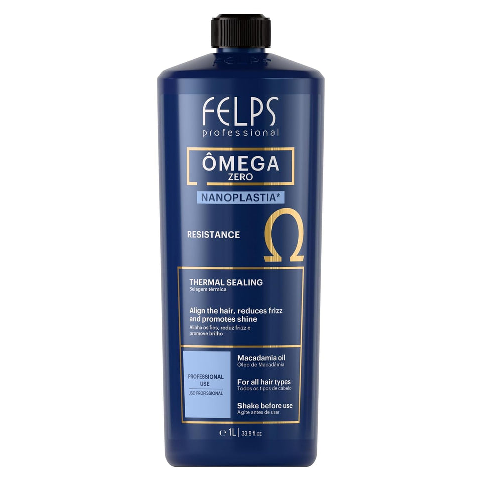 Felps Professional front bottle view showing product packaging and easy pour design for salons