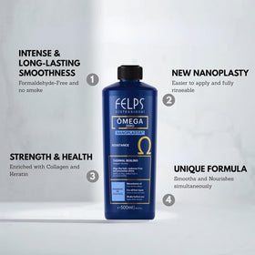 Felps Professional applied by stylist in salon demonstrating controlled application and smooth finish