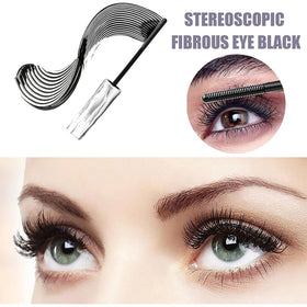 Felvaris Mascara before and after lashes showing visible lengthening and natural curl