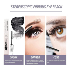 Felvaris Mascara open tube with wand showing applicator design and easy layering benefit