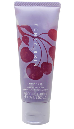 FENTY BEAUTY Cherry Dub front packaging showing jar and label, highlights product size
