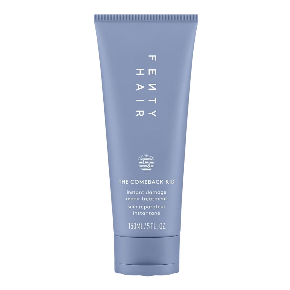 FENTY BEAUTY front packaging showing bottle and 150 mL size benefit of easy identification