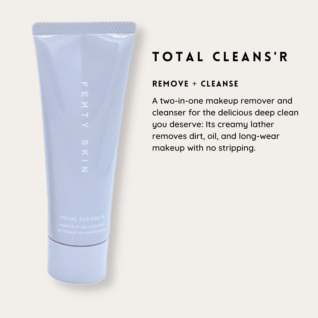 FENTY BEAUTY Fat Water toner serum bottle top view highlighting fast absorption benefit