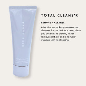 FENTY BEAUTY Fat Water toner serum bottle top view highlighting fast absorption benefit
