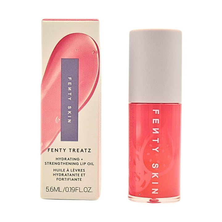 FENTY BEAUTY front packaging shows bottle and brand for instant recognition and appeal