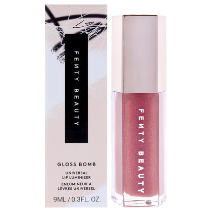 FENTY BEAUTY front packaging showing gloss tube and brand benefit of instant shine