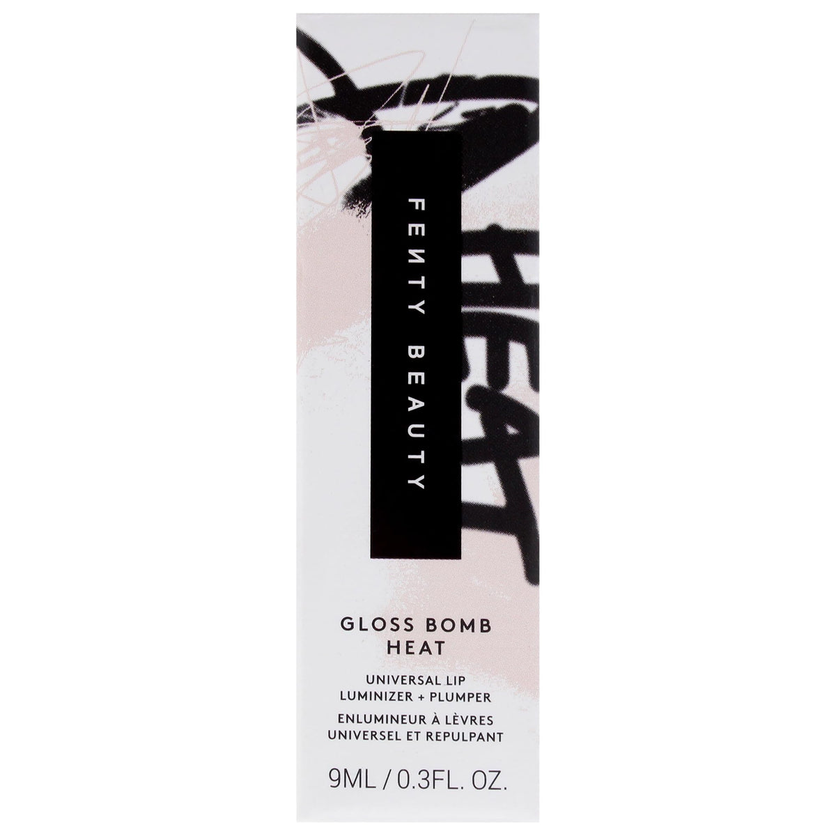 Fenty Beauty Fussy Heat layered over lipstick for deeper color and sheen