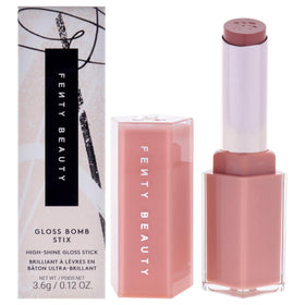 FENTY BEAUTY front packaging showing the Gloss Bomb Stix and shade name for easy identification