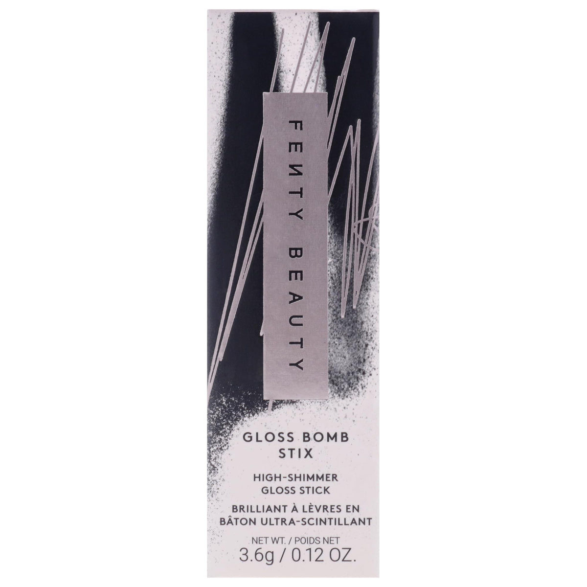 FENTY BEAUTY Gloss Bomb Stix beside clutch demonstrating on-the-go convenience and style