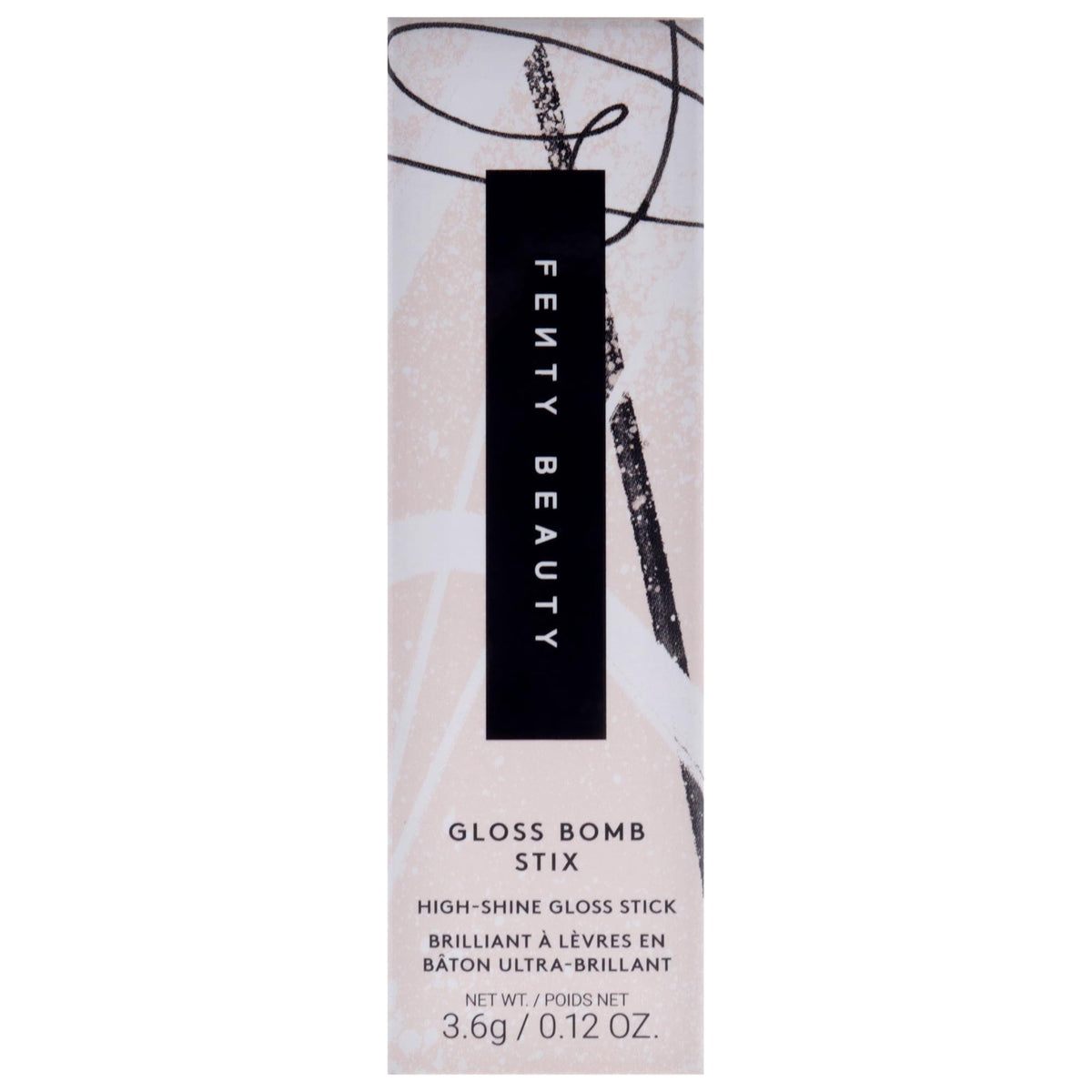 FENTY BEAUTY Gloss Bomb Stix inside a purse illustrating on-the-go touch-up practicality