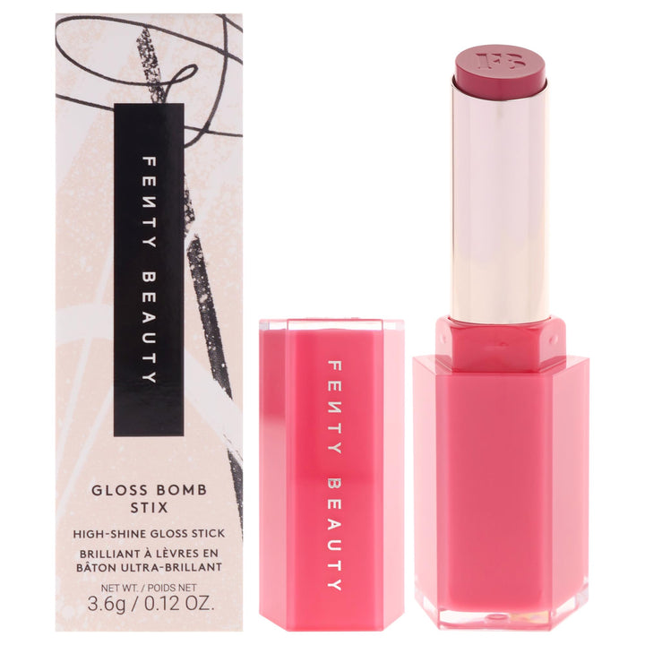 FENTY BEAUTY High Biscus front packaging shows glossy stick and color payoff