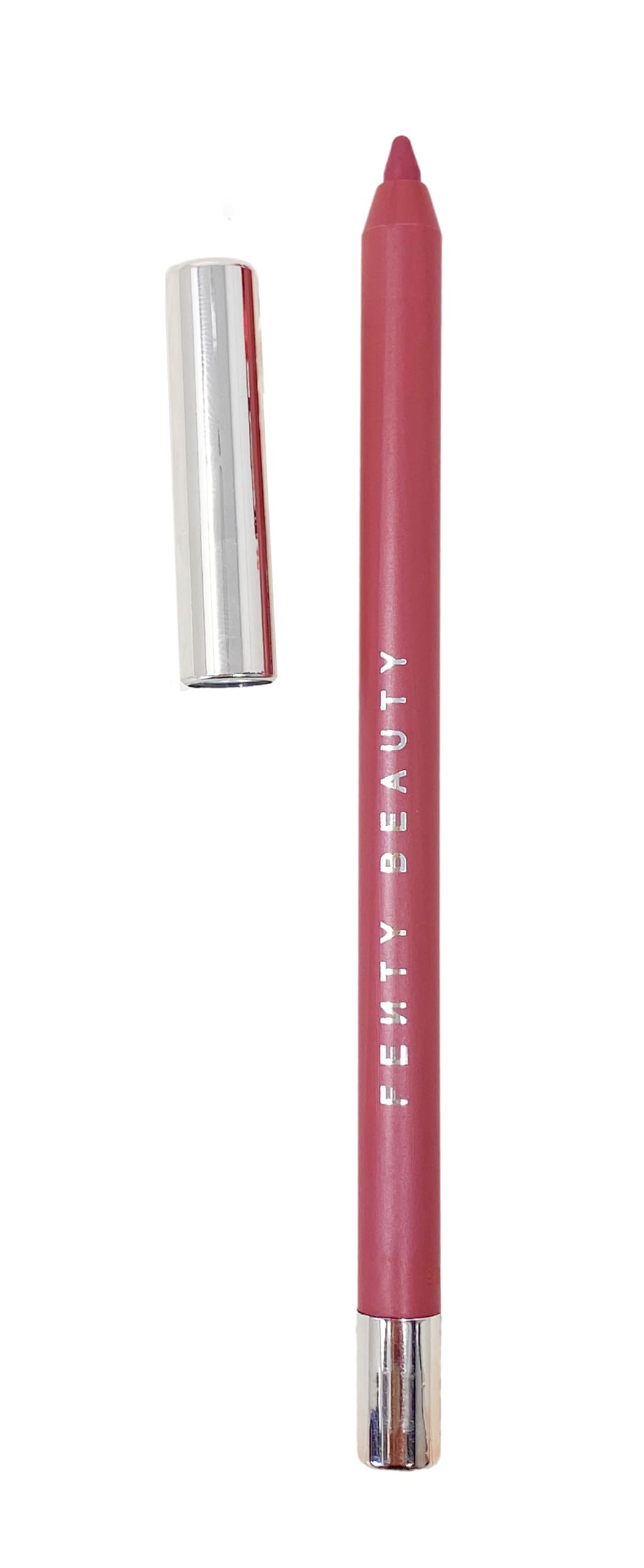 FENTY BEAUTY lifestyle image of model wearing Grape Splash gloss for luminous, eye-catching lips
