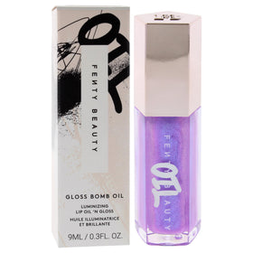 FENTY BEAUTY texture swipe of Miss Jellyfish showing sheer shimmer finish
